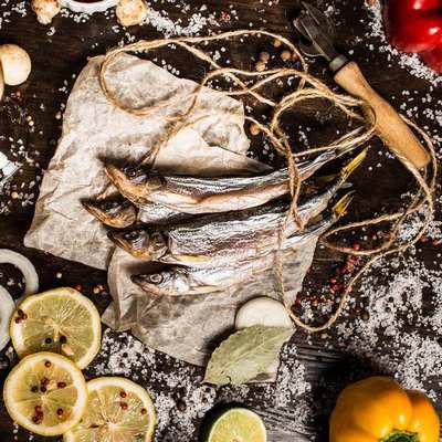 Корюшка вяленая 